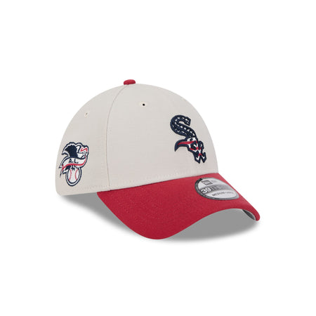 Chicago White Sox Independence Day 2024 39THIRTY Stretch Fit Hat