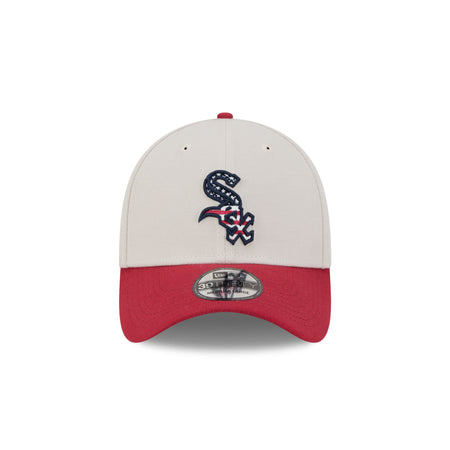 Chicago White Sox Independence Day 2024 39THIRTY Stretch Fit Hat