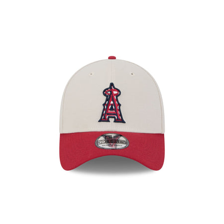 Los Angeles Angels Independence Day 2024 39THIRTY Stretch Fit Hat