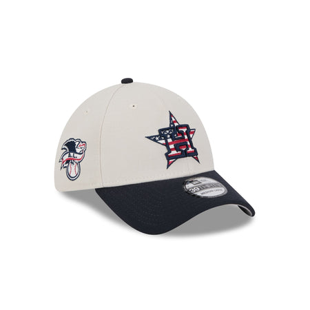 Houston Astros Independence Day 2024 39THIRTY Stretch Fit Hat