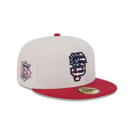 San Francisco Giants Independence Day 2024 59FIFTY Fitted Hat