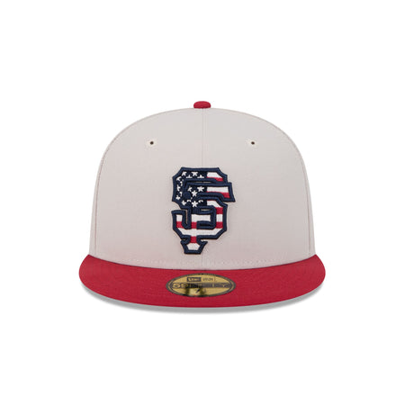 San Francisco Giants Independence Day 2024 59FIFTY Fitted Hat