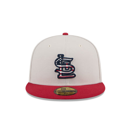 St. Louis Cardinals Independence Day 2024 59FIFTY Fitted Hat