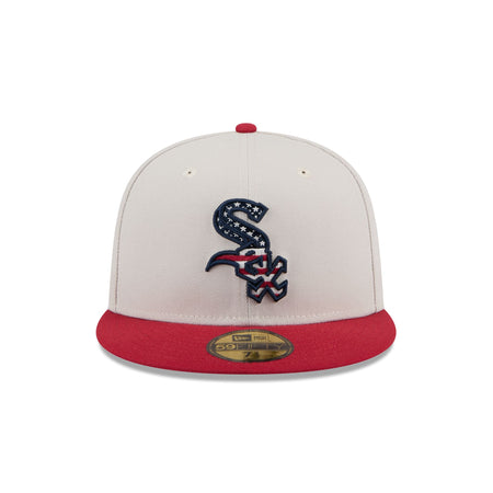 Chicago White Sox Independence Day 2024 Kids 59FIFTY Fitted Hat