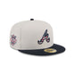 Atlanta Braves Independence Day 2024 Kids 59FIFTY Fitted Hat