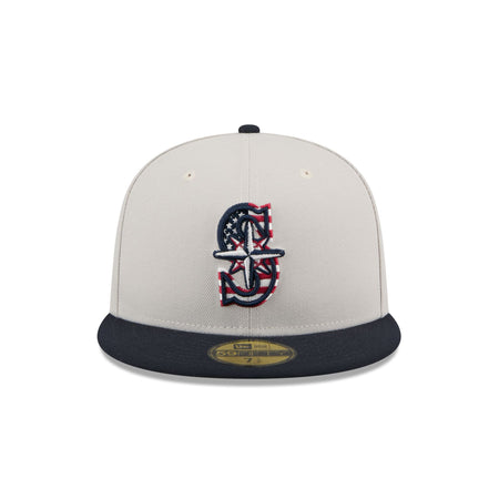 Seattle Mariners Independence Day 2024 59FIFTY Fitted Hat