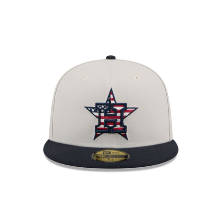 Houston Astros Independence Day 2024 59FIFTY Fitted Hat