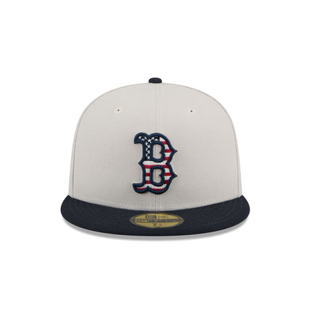 Boston Red Sox Independence Day 2024 59FIFTY Fitted Hat