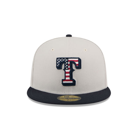 Texas Rangers Independence Day 2024 59FIFTY Fitted Hat