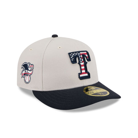 Texas Rangers Independence Day 2024 Low Profile 59FIFTY Fitted Hat