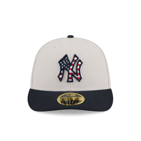 New York Yankees Independence Day 2024 Low Profile 59FIFTY Fitted