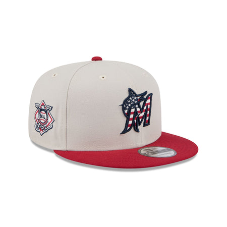 Miami Marlins Independence Day 2024 9FIFTY Snapback