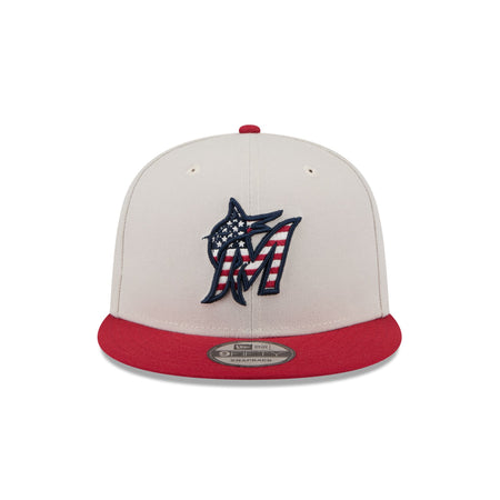 Miami Marlins Independence Day 2024 9FIFTY Snapback