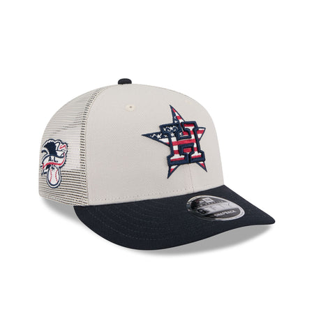 Houston Astros Independence Day 2024 Low Profile 9FIFTY Trucker