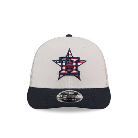 Houston Astros Independence Day 2024 Low Profile 9FIFTY Trucker