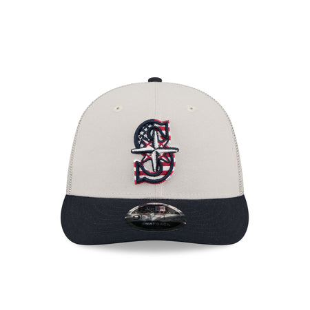 Seattle Mariners Independence Day 2024 Low Profile 9FIFTY Trucker