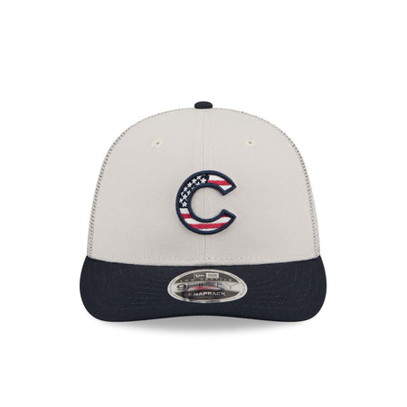 Chicago Cubs Independence Day 2024 Low Profile 9FIFTY Trucker