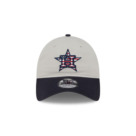 Houston Astros Independence Day 2024 9TWENTY Adjustable Hat