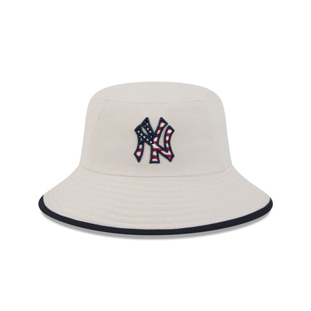 New York Yankees Independence Day 2024 Stretch Bucket Hat