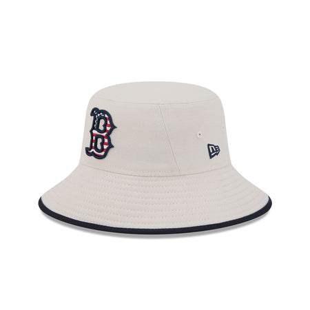 Boston Red Sox Independence Day 2024 Stretch Bucket Hat