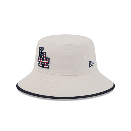 Los Angeles Dodgers Independence Day 2024 Stretch Bucket Hat