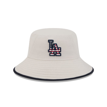 Los Angeles Dodgers Independence Day 2024 Stretch Bucket Hat