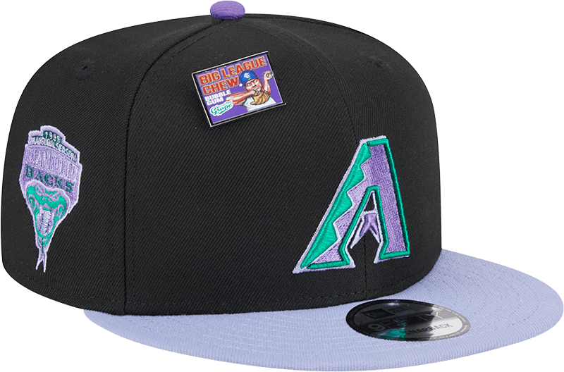 Big League Chew X Arizona Diamondbacks Grape 9FIFTY Snapback Hat