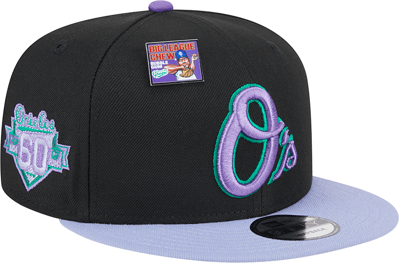 Big League Chew X Baltimore Orioles Grape 9FIFTY Snapback Hat