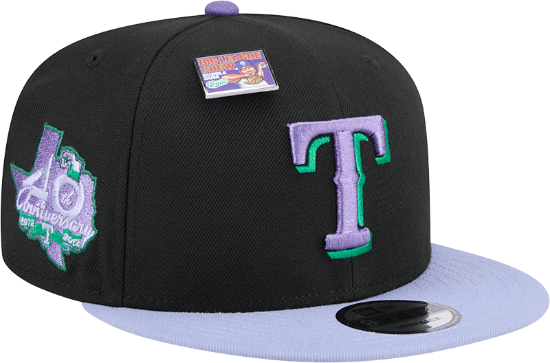 Big League Chew X Texas Rangers Grape 9FIFTY Snapback Hat