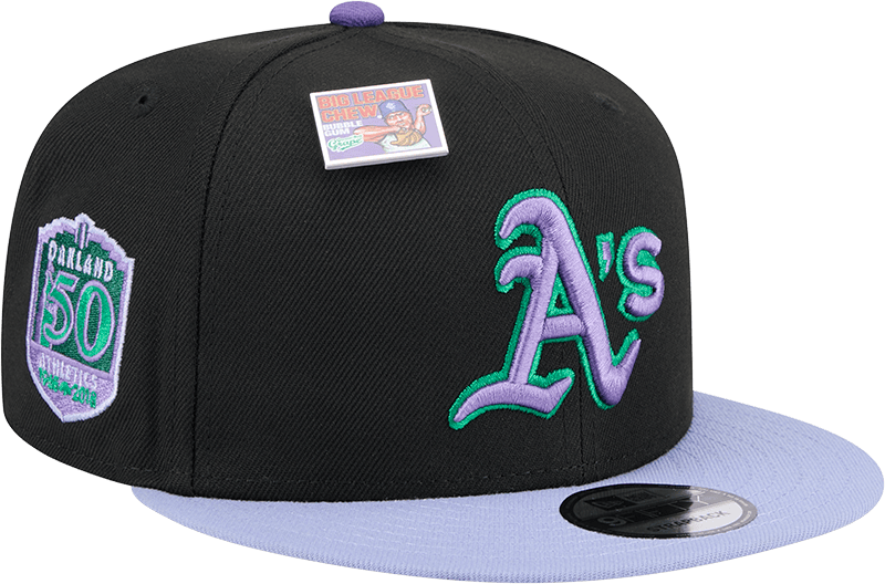 Big League Chew X Oakland Athletics Grape 9FIFTY Snapback Hat