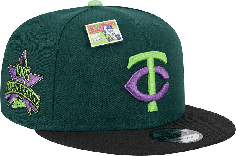 Big League Chew X Minnesota Twins Sour Apple 9FIFTY Snapback Hat