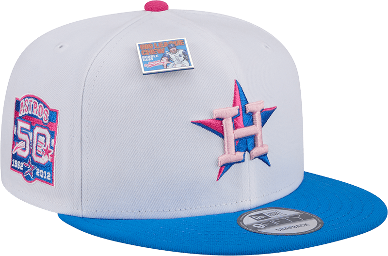 Big League Chew X Houston Astros Cotton Candy 9FIFTY Snapback Hat