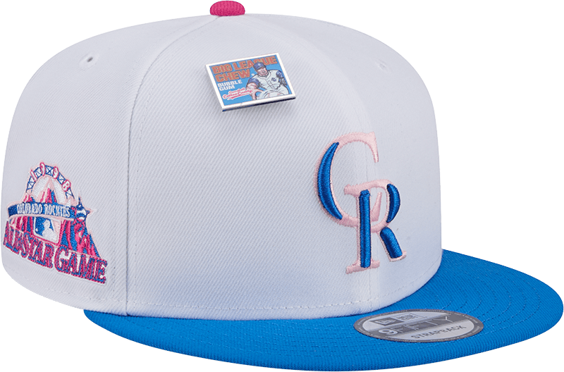 Big League Chew X Colorado Rockies Cotton Candy 9FIFTY Snapback Hat