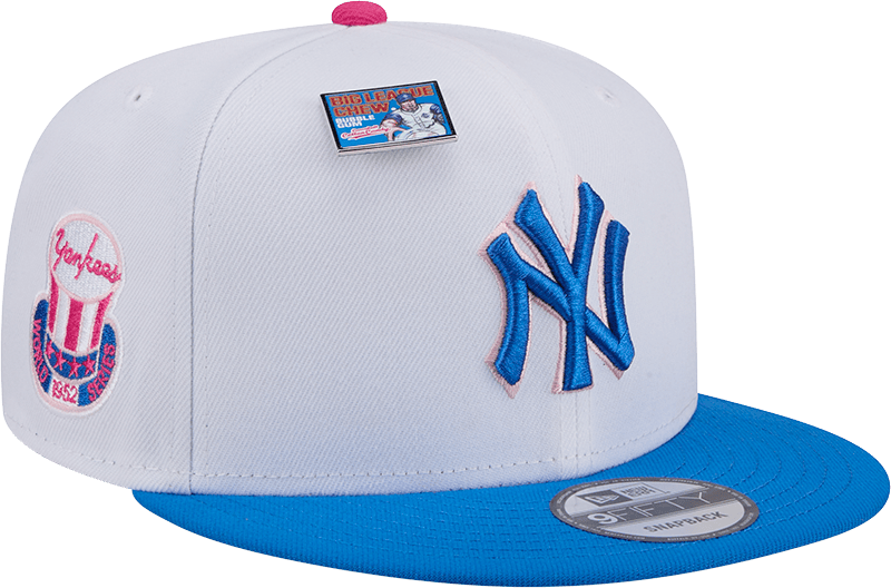 Big League Chew X New York Yankees Cotton Candy 9FIFTY Snapback Hat