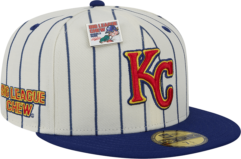 Big League Chew X Kansas City Royals Pinstripe 59FIFTY Fitted Hat