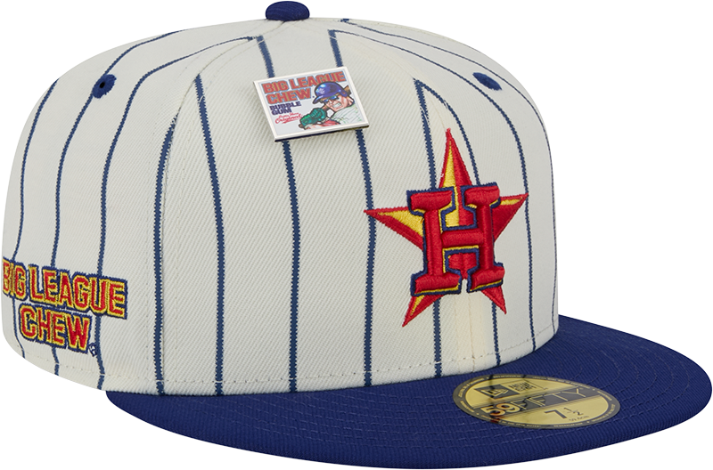 Big League Chew X Houston Astros Pinstripe 59FIFTY Fitted Hat