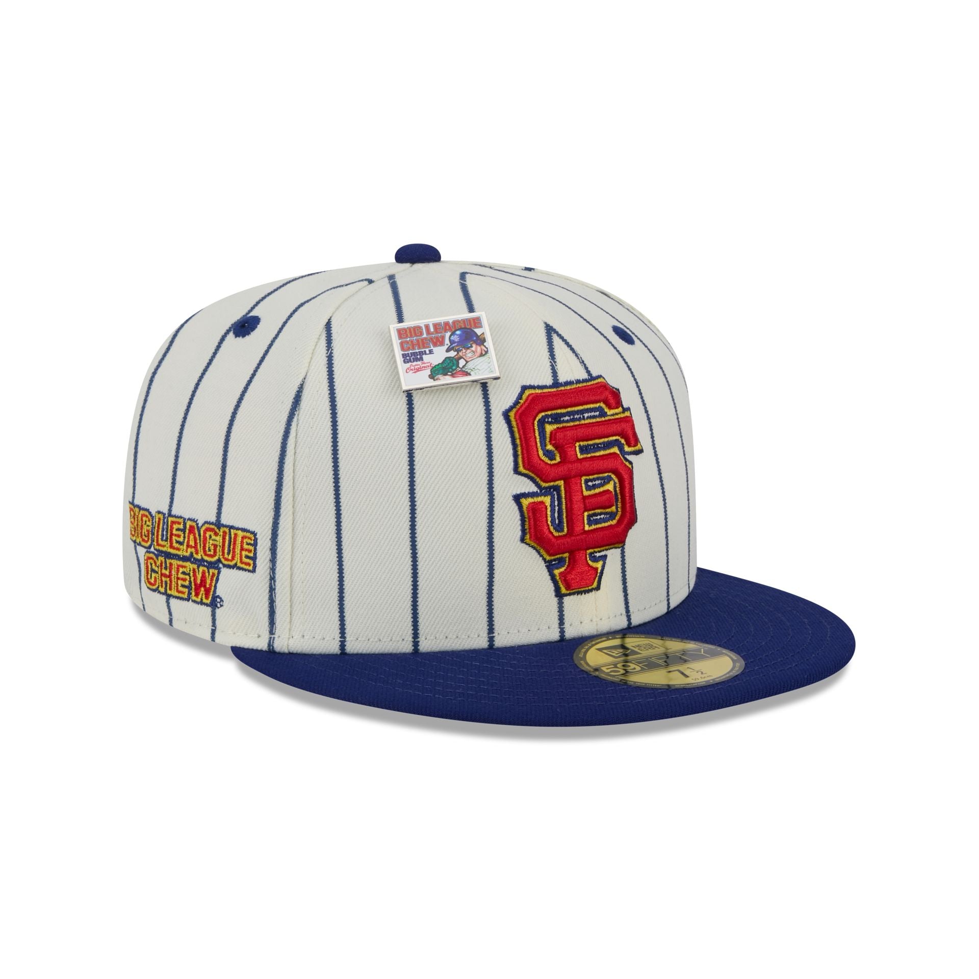 Big League Chew X San Francisco Giants Pinstripe 59FIFTY Fitted Hat ...