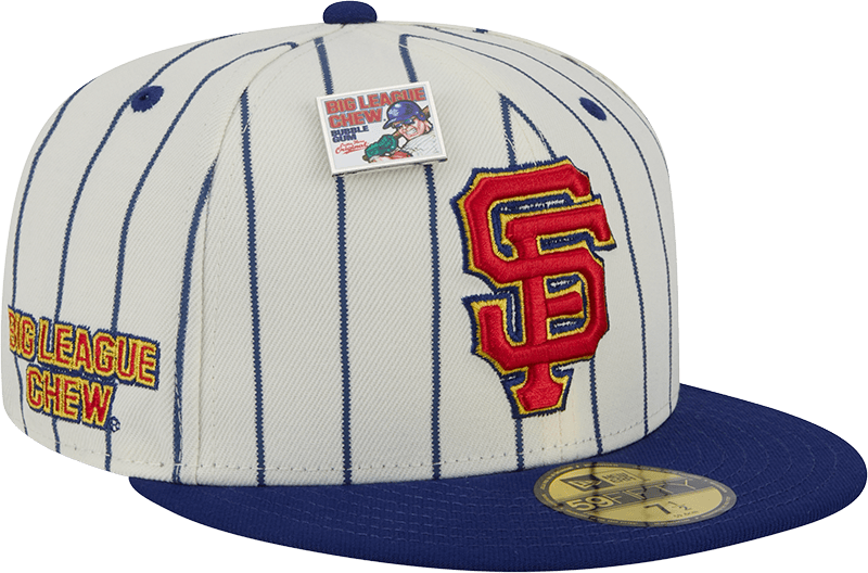 Big League Chew X San Francisco Giants Pinstripe 59FIFTY Fitted Hat