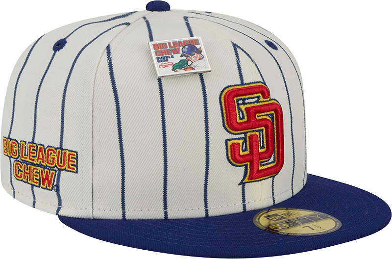 Big League Chew X San Diego Padres Pinstripe 59FIFTY Fitted Hat