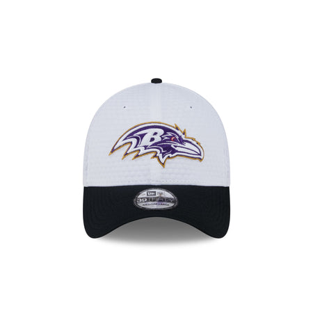 Baltimore Ravens 2024 Training 39THIRTY Stretch Fit Hat