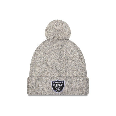 Las Vegas Raiders Shimmer Pom Knit Hat