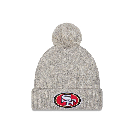 San Francisco 49ers Shimmer Pom Knit Hat