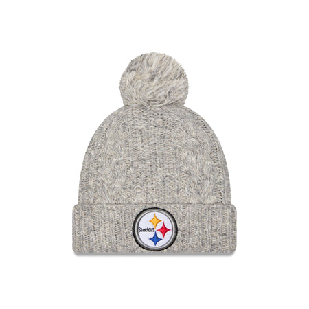 Pittsburgh Steelers Shimmer Pom Knit Hat