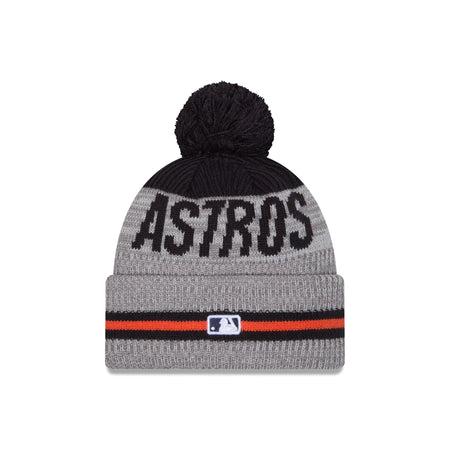 Houston Astros Runner Pom Knit Hat