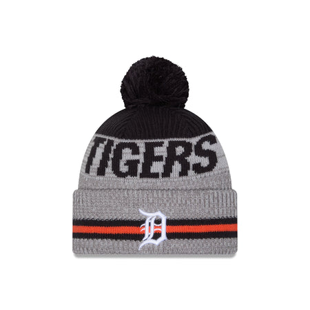 Detroit Tigers Runner Pom Knit Hat