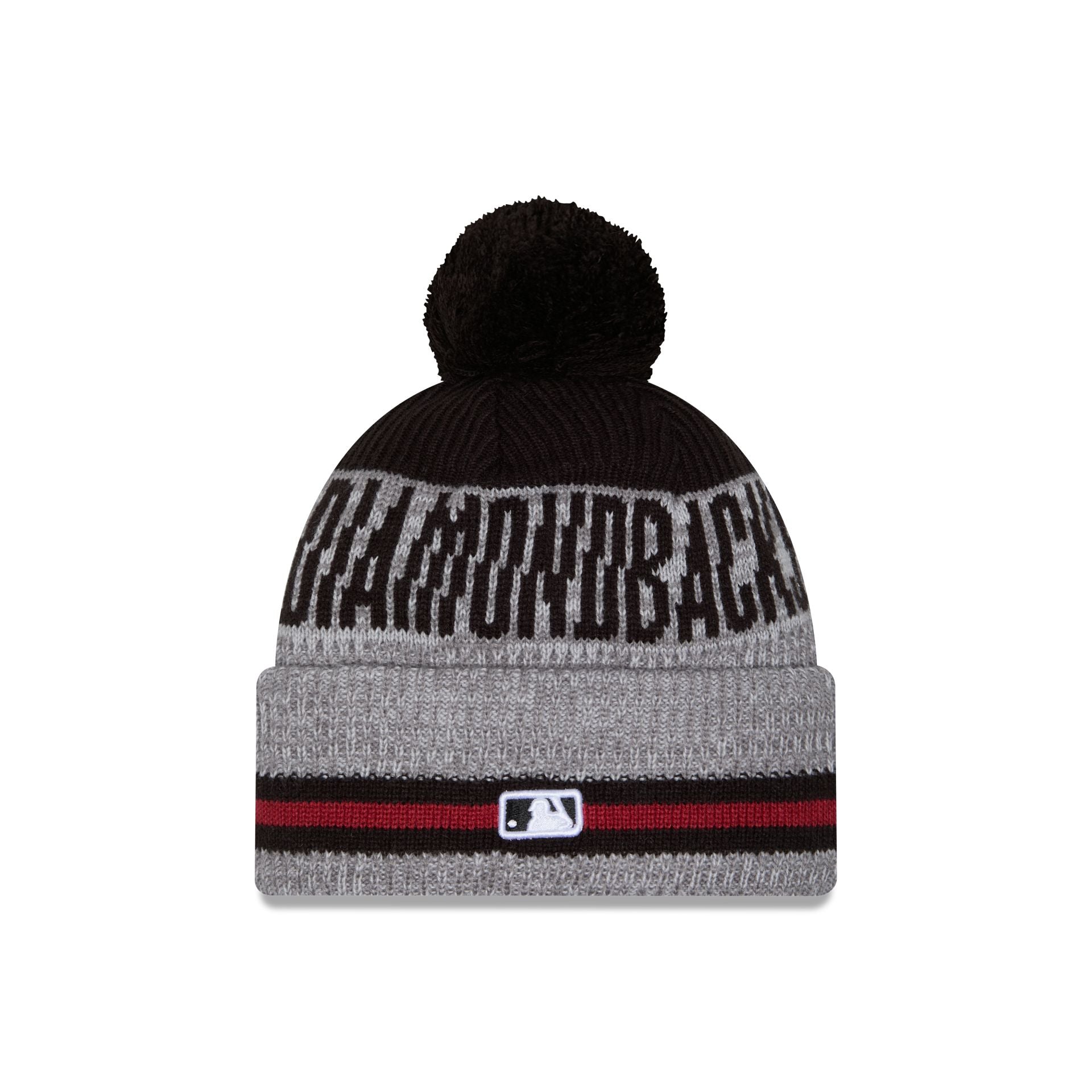 Arizona Diamondbacks order New Era MLB Winter Hat Beanie Pom Black Red Mens Womens