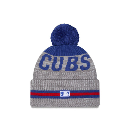 Chicago Cubs Runner Pom Knit Hat