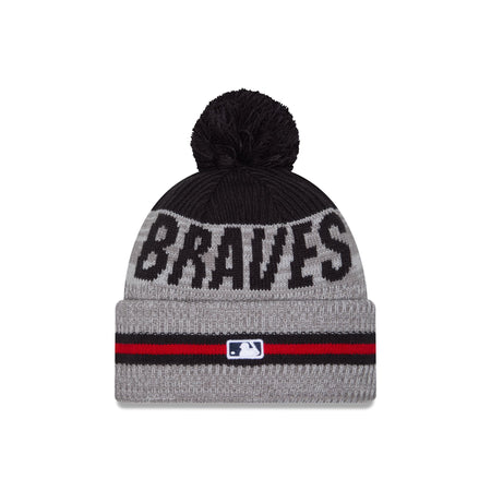 Atlanta Braves Runner Pom Knit Hat