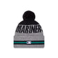 Seattle Mariners Runner Pom Knit Hat