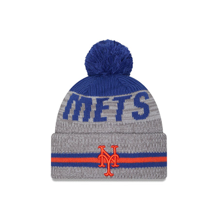 New York Mets Runner Pom Knit Hat